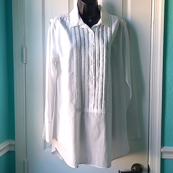 J. Crew Tuxedo Style Tunic | Size M | NWOT - Picture 2 of 6
